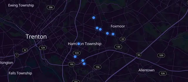 Reuniones de Alcohólicos Anónimos en Hamilton Township