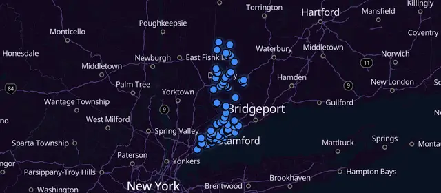 A.A. meetings in Western Connecticut Planning Region, Connecticut