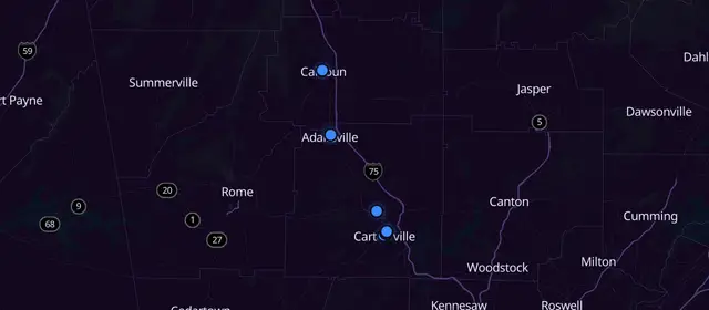 A.A. meetings in Bartow County, Georgia