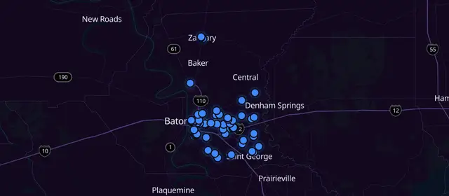 A.A. meetings in East Baton Rouge Parish, Louisiana