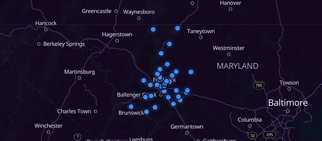 A.A. meetings in Frederick County, Maryland
