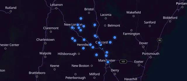 A.A. meetings in Merrimack County, New Hampshire