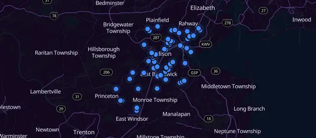A.A. meetings in Middlesex County, New Jersey
