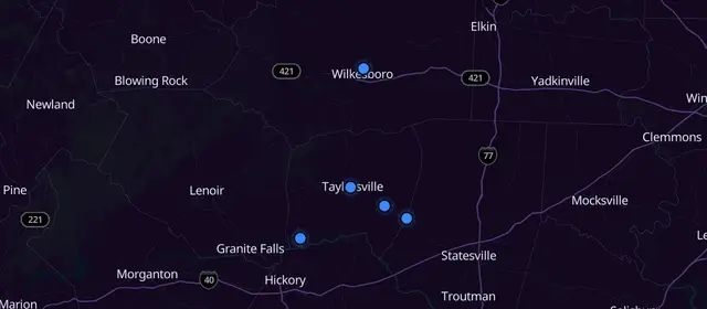 A.A. meetings in Alexander County, North Carolina