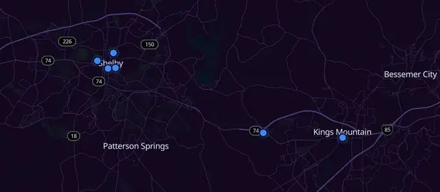 A.A. meetings in Cleveland County, North Carolina
