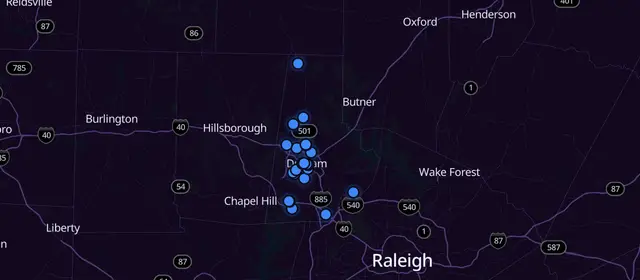 A.A. meetings in Durham County, North Carolina