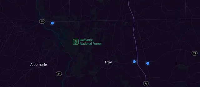 A.A. meetings in Montgomery County, North Carolina