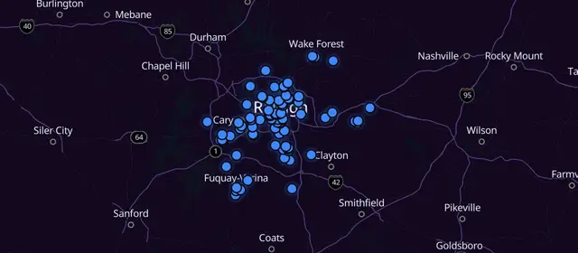 A.A. meetings in Wake County, North Carolina
