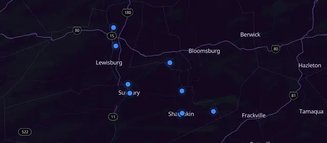 A.A. meetings in Northumberland County, Pennsylvania