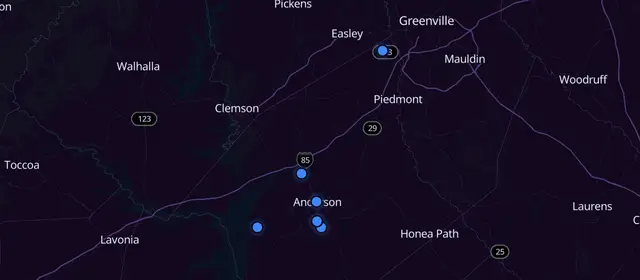 A.A. meetings in Anderson County, South Carolina