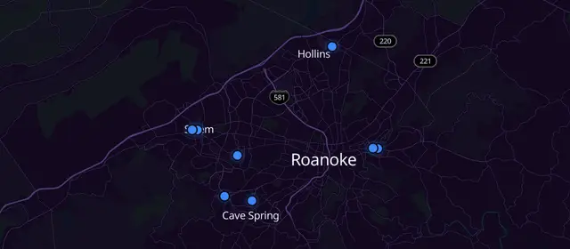 A.A. meetings in Roanoke County, Virginia