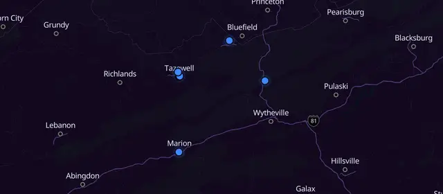 A.A. meetings in Tazewell County, Virginia