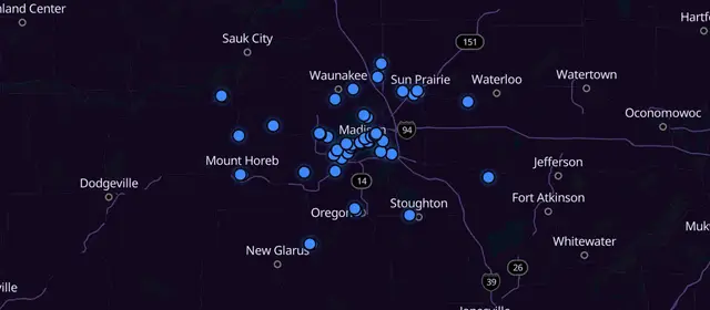 A.A. meetings in Dane County, Wisconsin