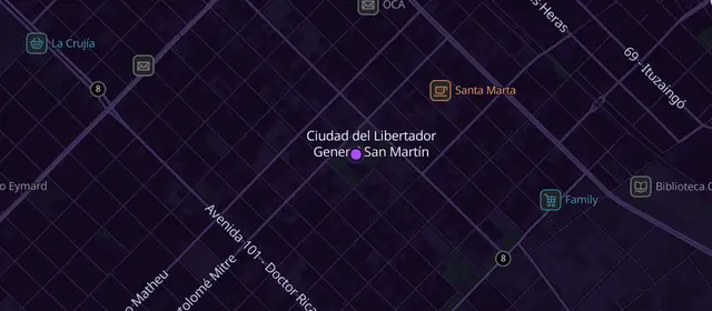 جلسات معتادان گمنام در Ciudad del Libertador General San Martín