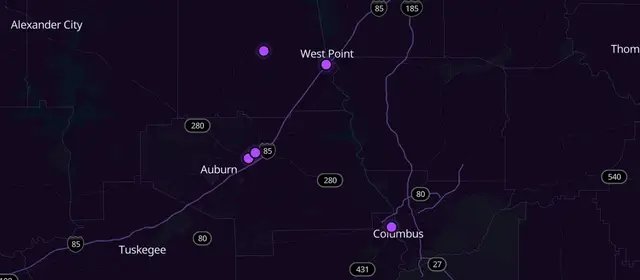 N.A. meetings in Chambers County, Alabama