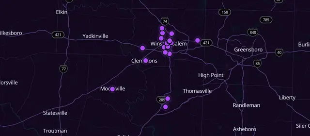 N.A. meetings in Forsyth County, North Carolina