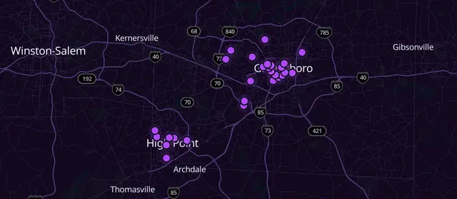 N.A. meetings in Guilford County, North Carolina