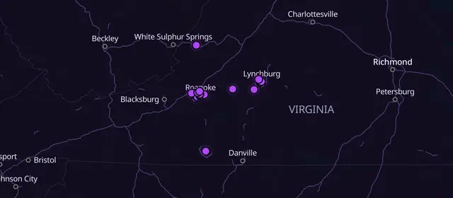 N.A. meetings in Roanoke County, Virginia
